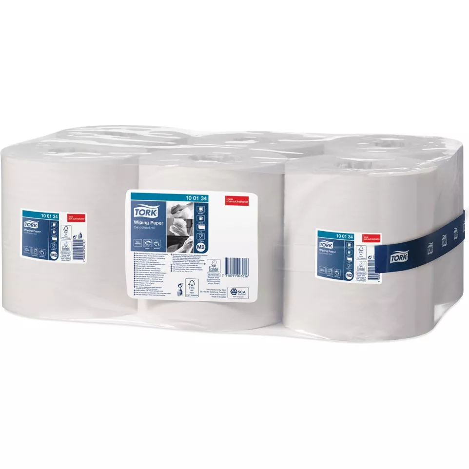 Tork poetspapier Centerfeed, 1-laags,...