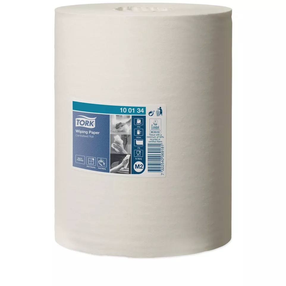 Tork poetspapier Centerfeed, 1-laags,...