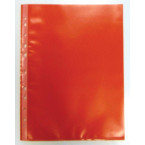 Red Punched Pockets Pack of 50