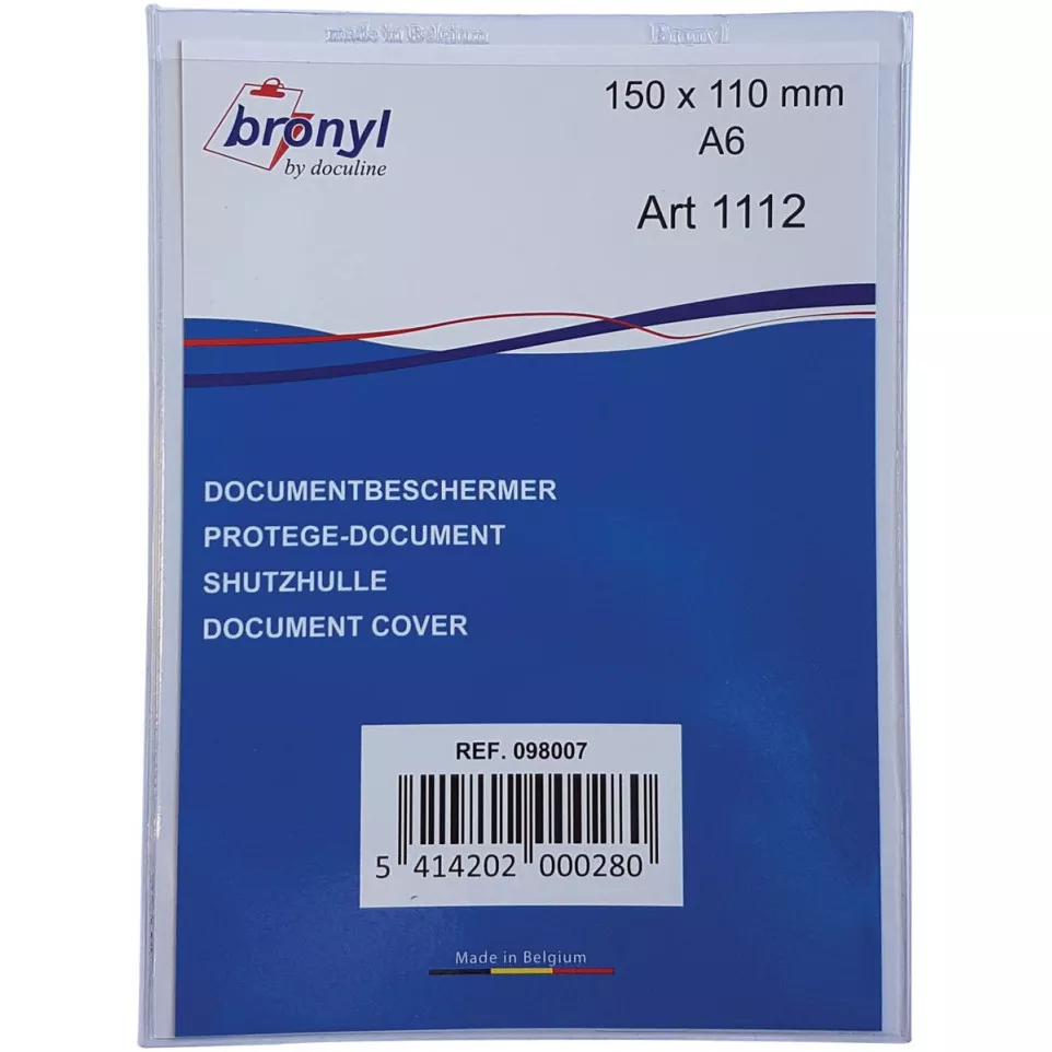 Bronyl Transparent PVC U-Pocket...