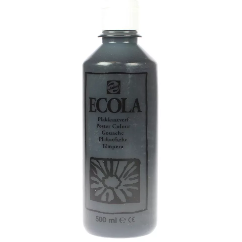 Talens Ecola Gouache 500ml Bottle Black