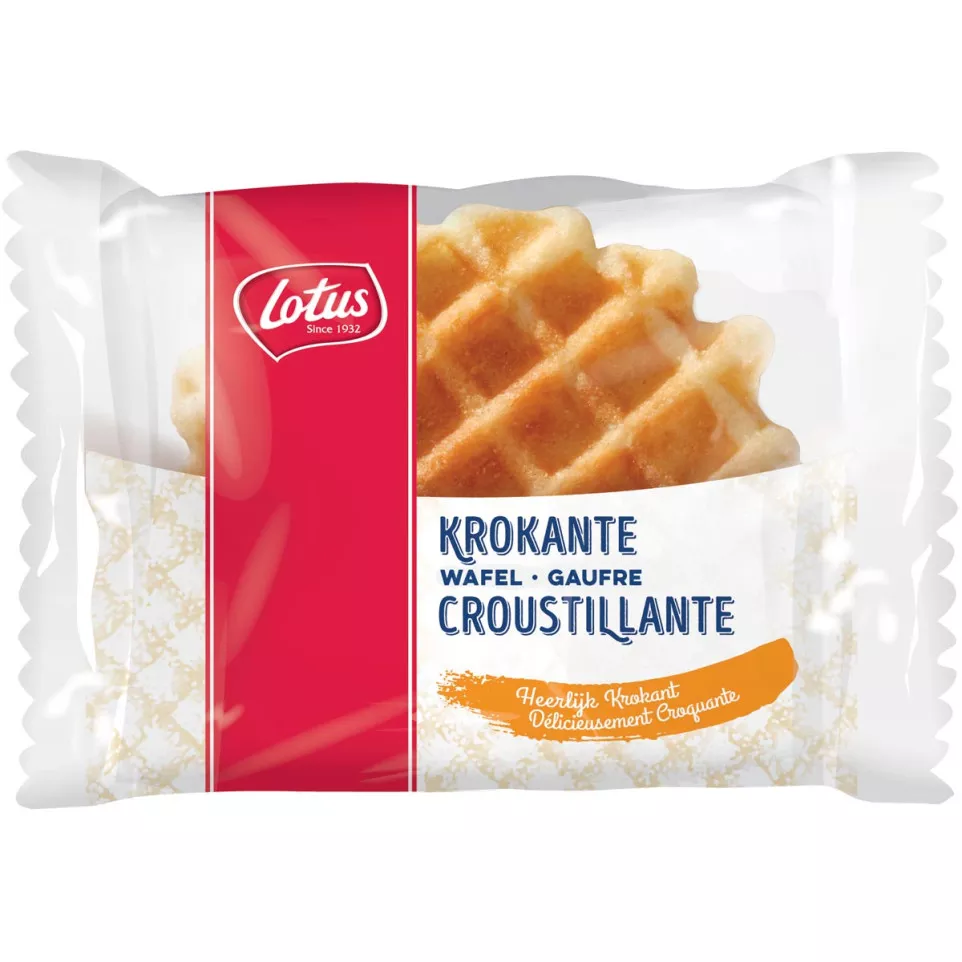 Lotus crispy waffles, pack of 120 pieces