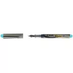 Pilot V-Pen Fountain Pen Silver Barrel Turquoise