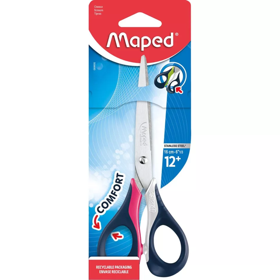 Maped ciseaux Sensoft, ft 16 cm,...