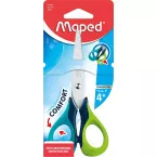 Maped ciseaux Sensoft, ft 13 cm, droite, bouts rond, inox, couleurs assorties, blister de 1 pièce