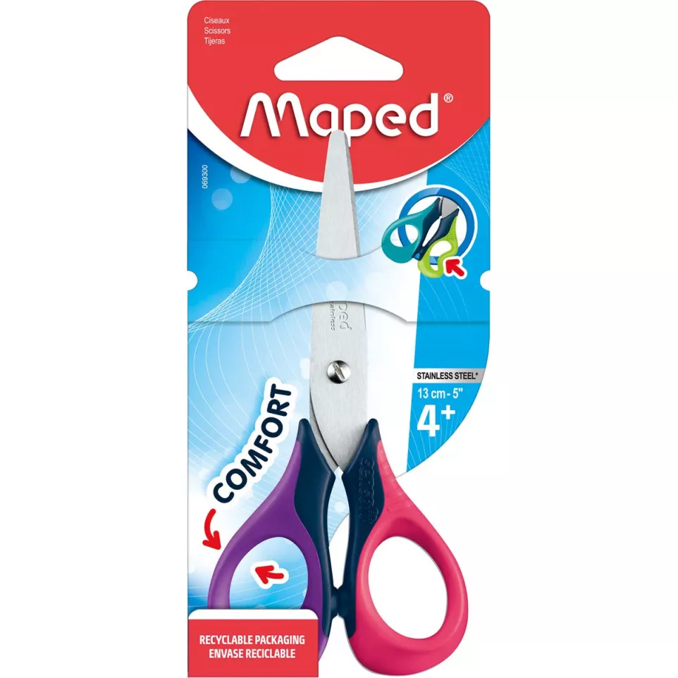Maped ciseaux Sensoft, ft 13 cm,...