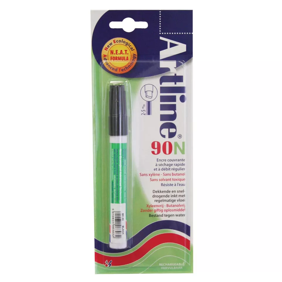Artline Marqueur permanent 90N noir,...