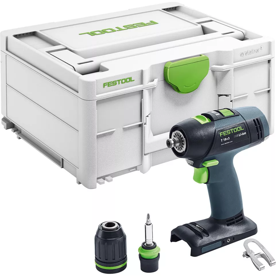 Festool T 18+3 Basic accuboormachine...