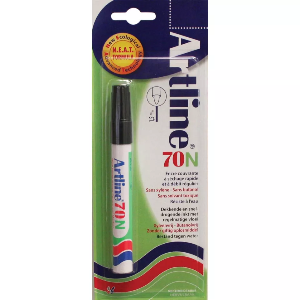 Artline Marqueur permanent 70N noir,...