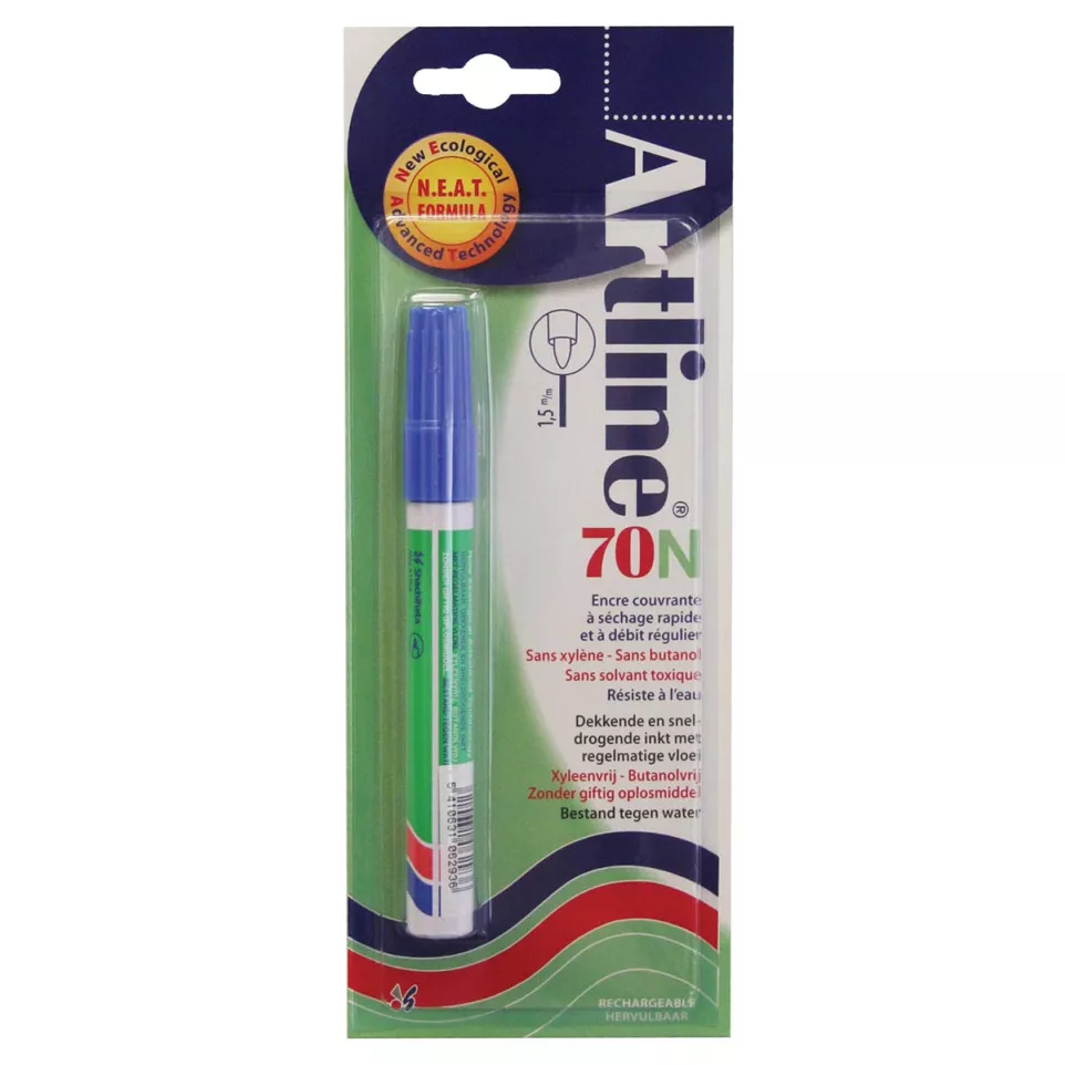 Permanent marker Artline 70N blauw,...