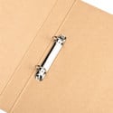 Oxford Touareg classeur à anneaux, en carton, ft A4, 2 D-anneaux, dos de 3,5 cm, beige