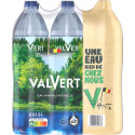 Valvert eau, bouteille de 1,5 litre, paquet de 6 pièces