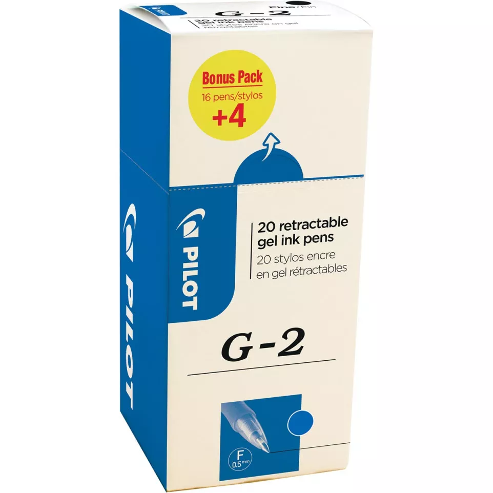 Pilot gelroller G-2 fijn, blauw,...