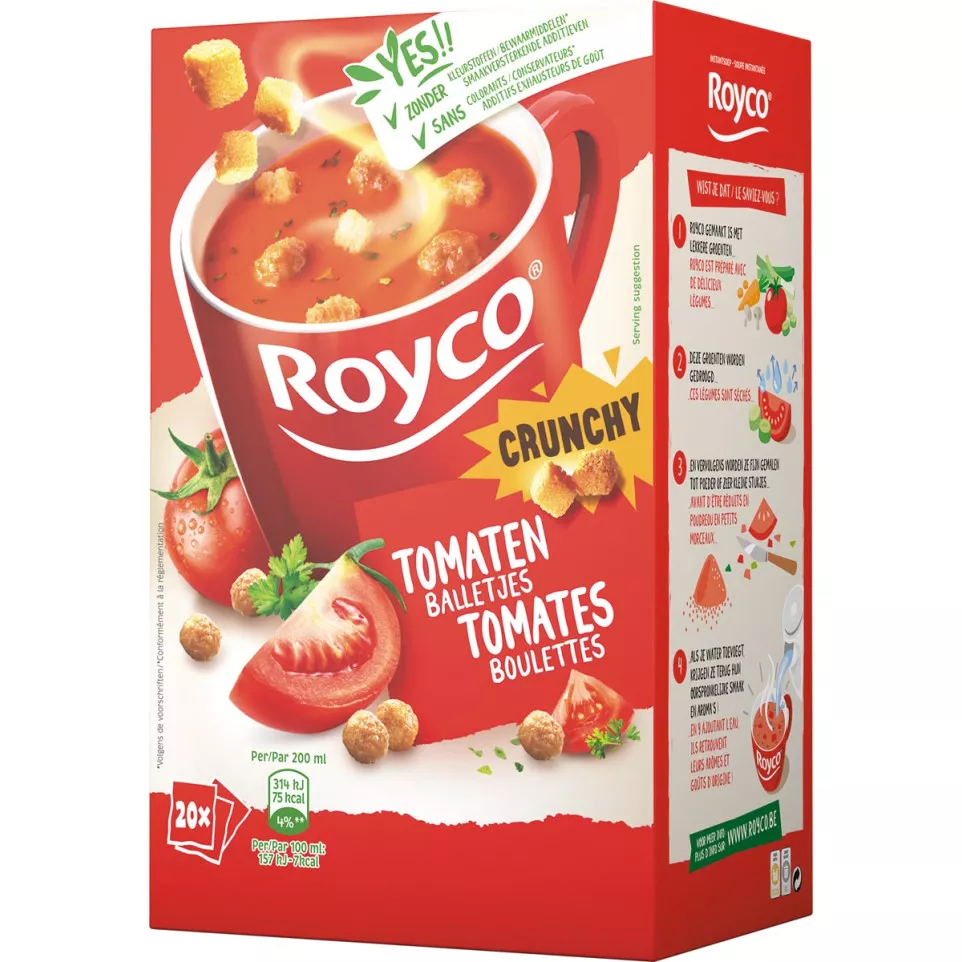 Royco Minute Soup tomaat met...