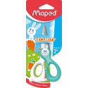 Maped kinderciseaux Kidicut, ft 12 cm, inox, couleurs assorties, blister de 1 pièce