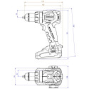 Metabo SB 18 LT BL 18V Cordless Hammer Drill per piece[1][2]