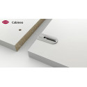 Verbindingselement Lamello Cabineo 12 zwart / 2000pce