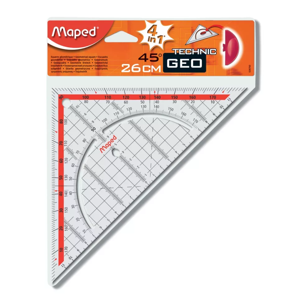 Maped geodriehoek Technic, ft 26 cm,...