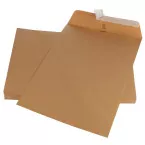 Gallery Kraft Envelopes 250 x 353 mm Self-Adhesive Strip Box of 250 Pieces