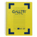Gallery Spiral-Bound Notebook Traditional A5, 2 Holes, Ruled, Assorted Colors, 160 Pages