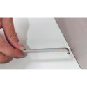Verwijderbare meubelconnector met flexibele positioneerstaven Lamello Flexus Clamex P-14 / 300pce