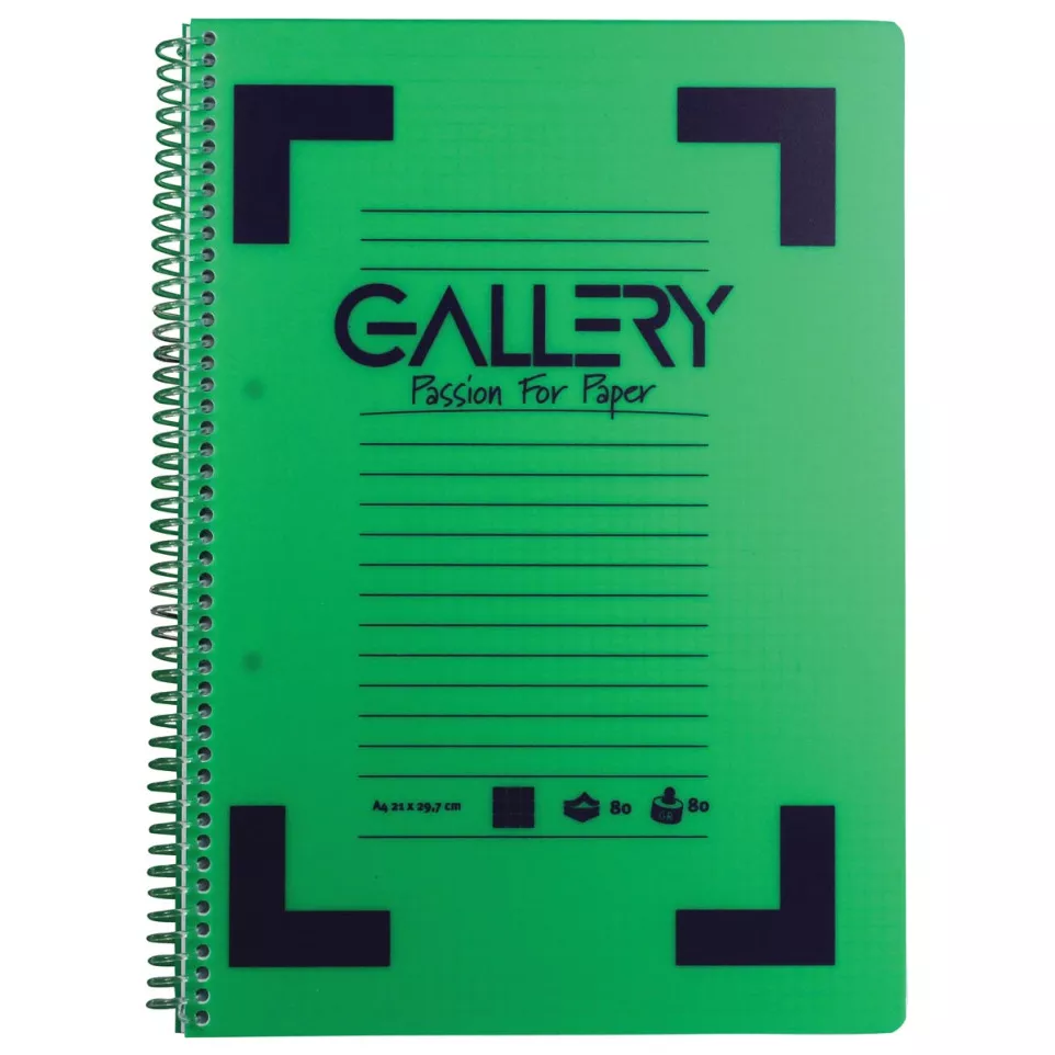 Gallery cahier à reliure spirale...