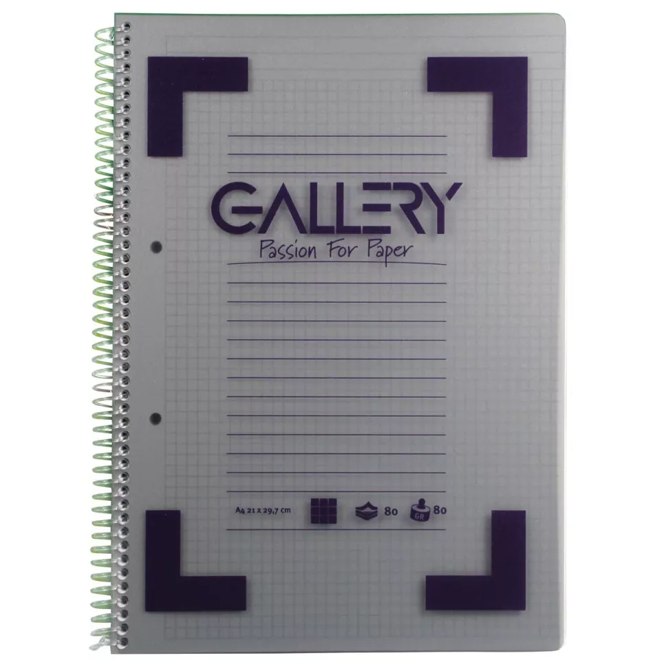 Gallery cahier à reliure spirale...