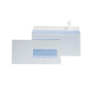 Gallery Window Envelopes 114 x 229 mm Right Window Peel and Seal Pack of 50