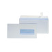 Gallery Window Envelopes 114 x 229 mm Right Window Peel and Seal Pack of 50