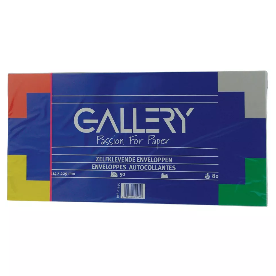 Gallery enveloppes, ft 114 x 229 mm,...