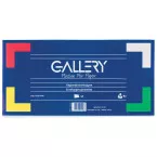 Gallery enveloppes, ft 114 x 229 mm, gommées, paquet de 50 pièces
