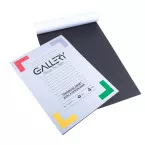 Gallery papier à dessin, 120 g, ft 21 x 29,7 cm, A4, noir, bloc de 20 feuilles
