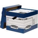 Bankers Box archive storage box, 33.3 x 29.2 x 40.4 cm, blue