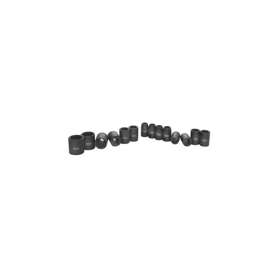 Set van 14 slagmoerdoppen 1/2" 10 tot...