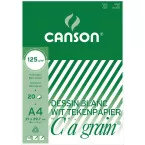 Canson C à Grain Drawing Pad 125 gsm, A4 21 x 29.7 cm