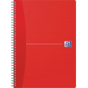 Oxford Office Essentials cahier à reliure spirale, 100 pages, ft A4, quadrillé 5 mm, couleurs assorties