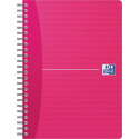 Oxford Office Essentials spiraalschrift, 180 bladzijden, ft A5, geruit 5 mm, geassorteerde kleuren