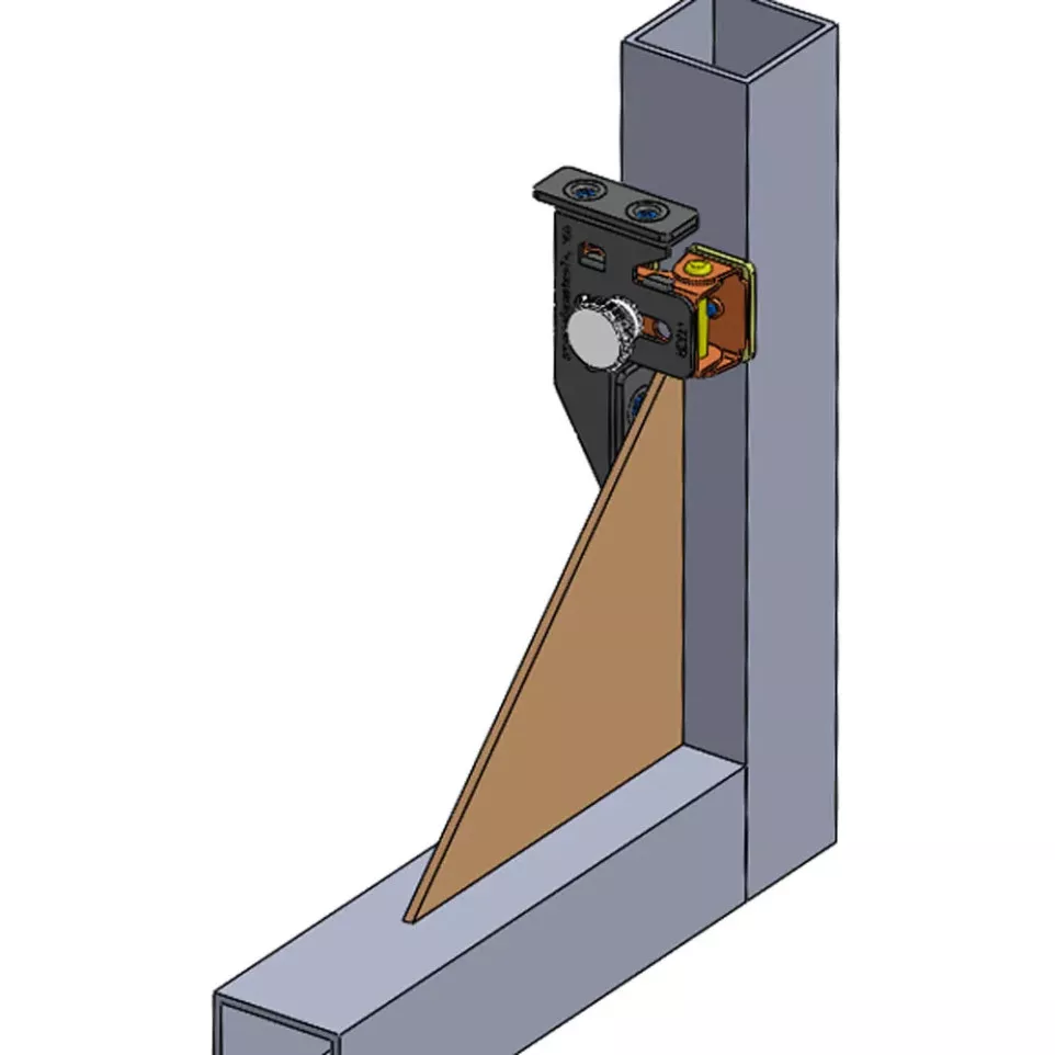 Verstelbare V-vormige magneetbasis...