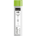 Pica Fine-Dry HB Graphite Lead Set for 0.9mm Marker 24 pieces