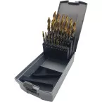 Set van 25 HSS boren 1-13mm - stappenboorkop / pce