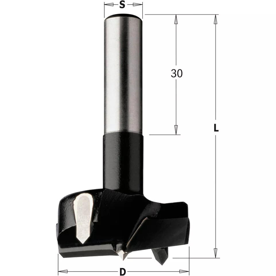 Cylindrical Head Drill Bit with...
