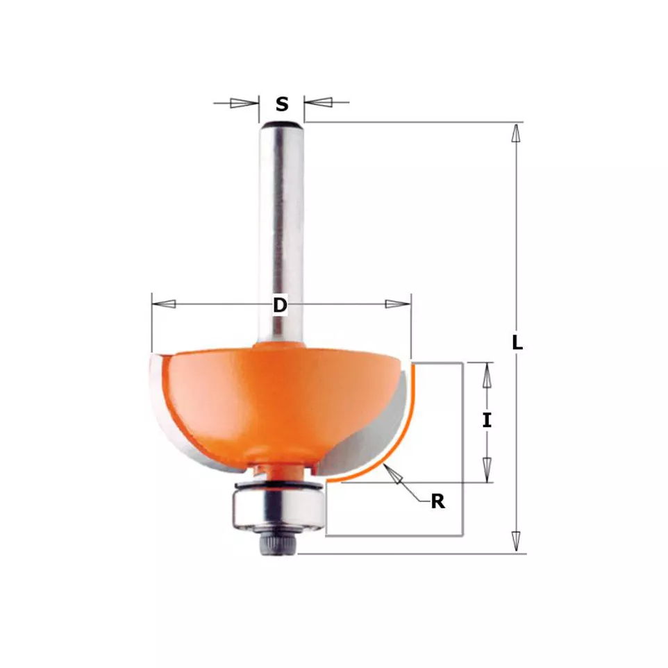 Carbide Radius Profile Router Bit 2...