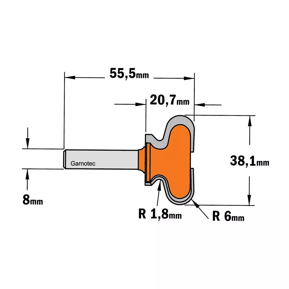 CMT Router Bit for Handle S8 Diameter...