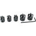 Set of 5 Countersink Bits 4 to 10 mm for Twist Drill Bits per piece