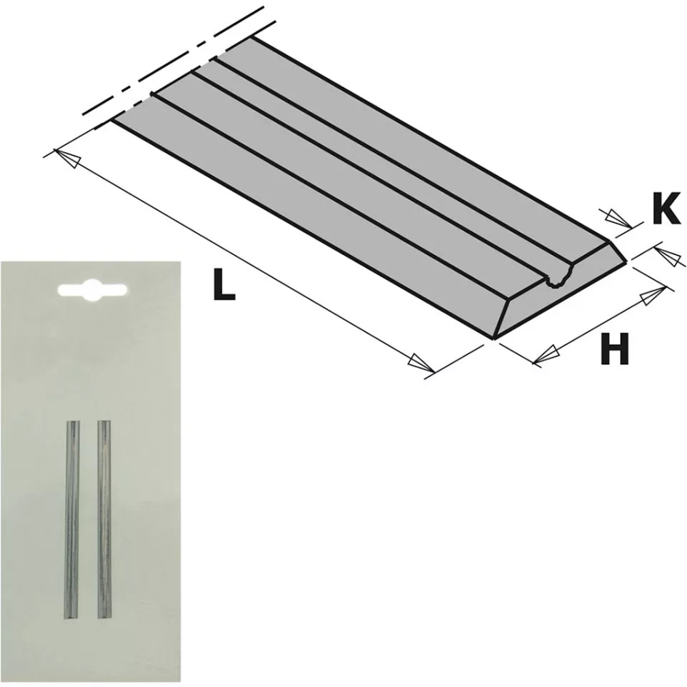 Couteaux réversible HM 82mm / 2pce