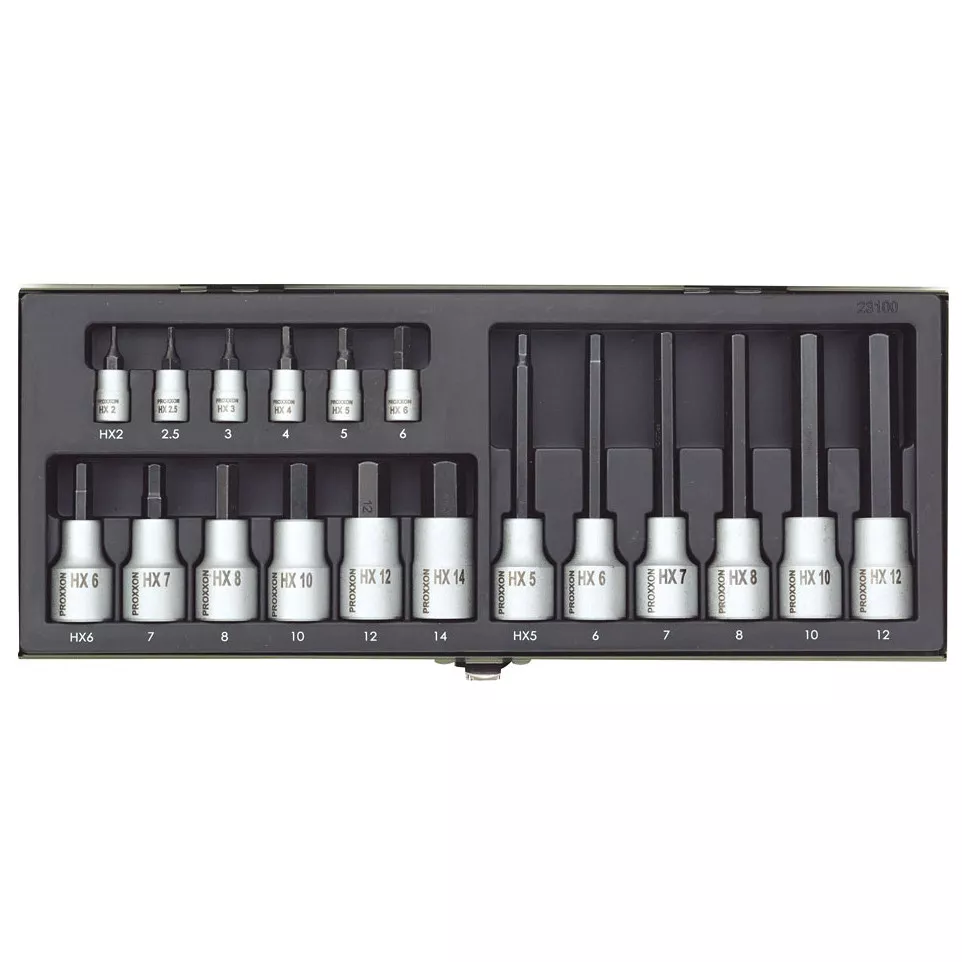 Coffret spécial Proxxon pour vis à 6...