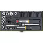 Proxxon 23070 schroevendraaierset met 1/4\" ratel en magnetische houder (39 stuks) / PCE