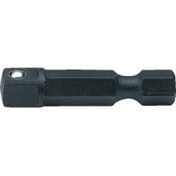 Bits 1/4 x 35 mm adaptateur Impact pour douilles 1/4 / PCE