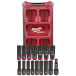 Coffret 15 douilles impact 1/2" + extension 75mm Milwaukee / pce