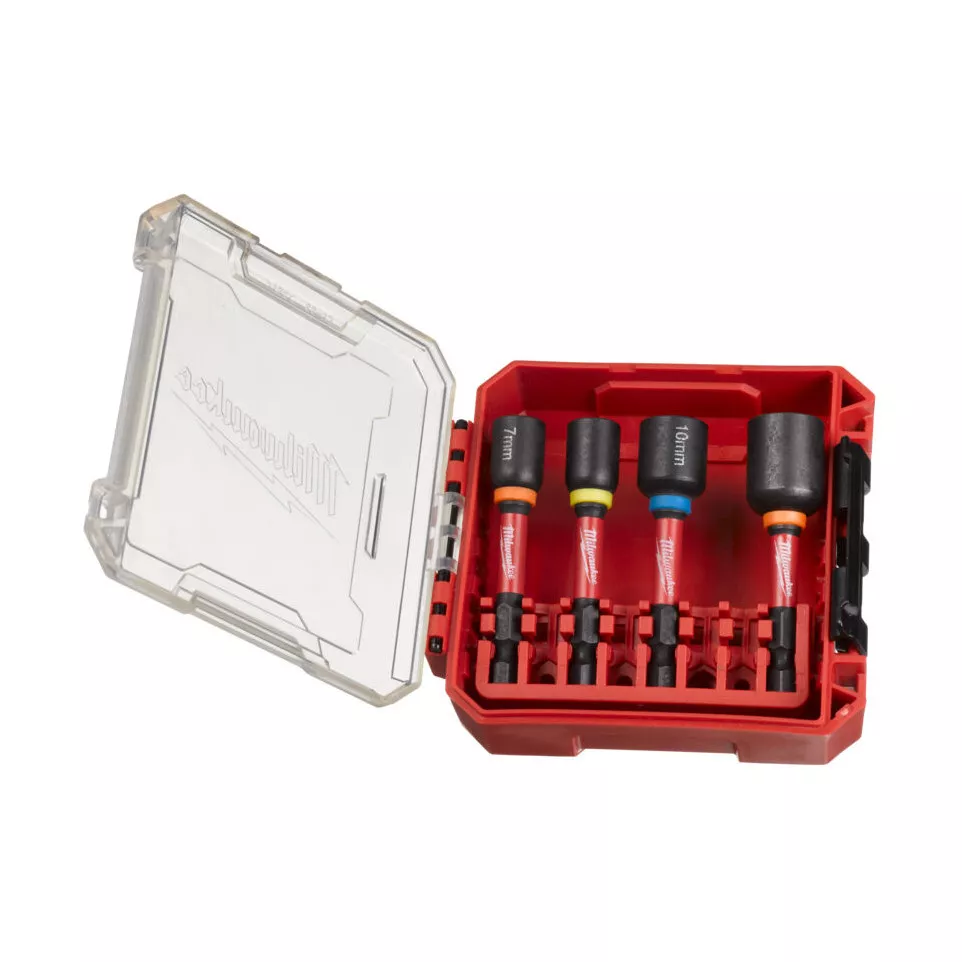 Set van 4 Milwaukee 1/4" magnetische...